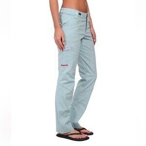 Patagonia light blue women’s size 8 venga rock pants cargo pants outdoors pants